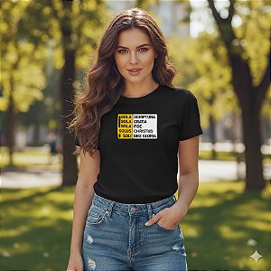 Camiseta Baby Look Cinco Solas