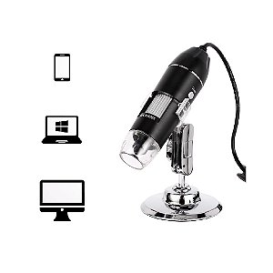 Microscópio Digital Zoom 1600x - USB