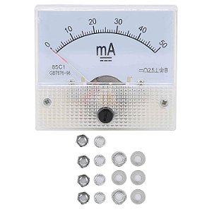 Amperímetro analógico 85c1 0 a 50ma