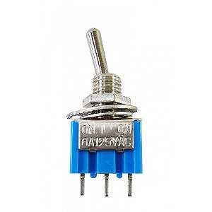Chave hh on/off/on 3 terminais 250v 3a