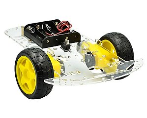 Kit chassi com 2 rodas 2wd