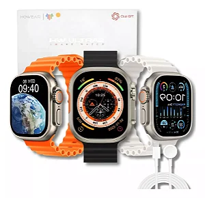 CAIXA FECHADA - Smartwatch Hw Ultra 2 - 7 Pulseiras - Caixa c/ 50kits