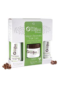 KIT VEGANO KERACOFFEE - SHAMPOO 300ML - CONDICIONADOR 300ML E MÁSCARA 250G