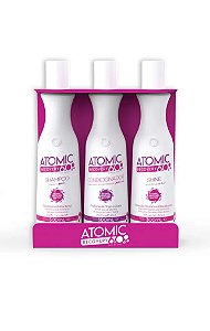 KIT ATOMIC RECOVERY 60S BEOX  - CONDICIONADOR 300ML + SHAMPOO 300Ml + FINALIZADOR SHINE 300ML