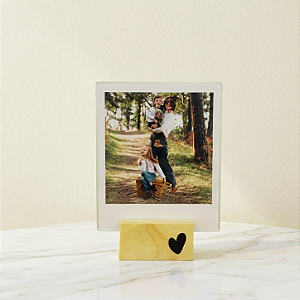 Porta Retrato 8,5x10,5cm Compatível para fotos Polaroid
