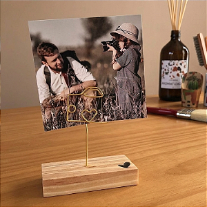 Porta Foto de Mesa Câmera