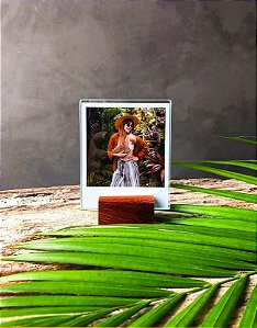 Porta Retrato Polaroid Madeira do Brasil - Produtos criativos para decorar  e presentear!