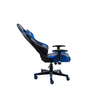 Cadeira Gamer One Shot Azul com Preto