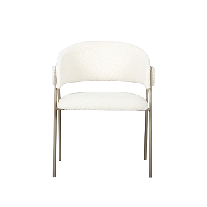 CADEIRA TOULOUSE BASE CHAMPANGE. NUDE - BOUCLE