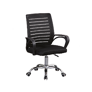 CADEIRA OFFICE ATHENAS. PRETO