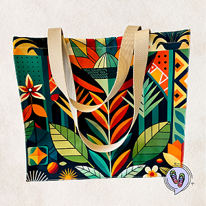 Bolsa Geométrico Floral