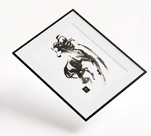 Print A4 - The horse