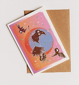 Cartão postal - Minski - Lua