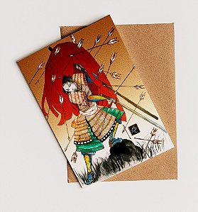 Cartão postal - Rain of arrows