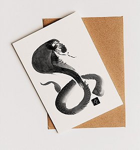 Cartão postal - Serpente