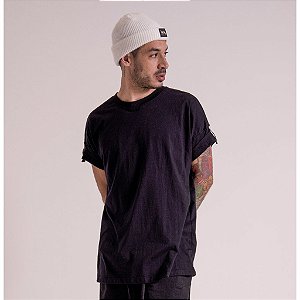 T-SHIRT BOX DETALHE CADARÇO MANGA