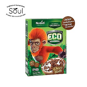 Cereal - Organico Eco Friends Choco Balls Native 270g