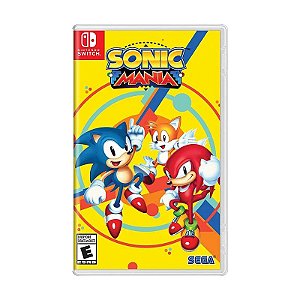 JOGO SONIC MANIA NINTENDO SWITCH USADO