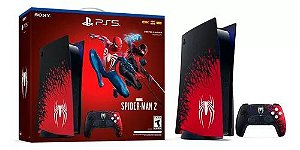 Porta jogos PS3/PS4/PS5 Spiderman (40 jogos e 2 controles