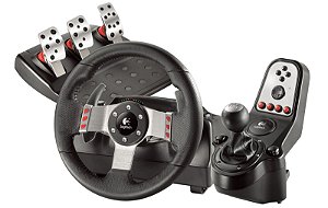 Volante Logitech Driving Force e Pedais com Force Feedback para Ps5, Ps4,  Ps3 e Pc, Acessório p/ Videogame Logitech Usado 92614906