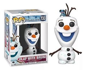 FUNKO POP! DISNEY FROZEN 2: OLAF WITH BRUNI #733 NOVO