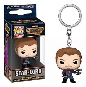 FUNKO POP! CHAVEIRO GUARDIANS OF THE GALAXY: STAR-LORD NOVO