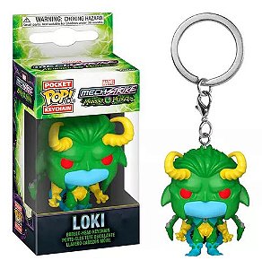 FUNKO POP! CHAVEIRO MONTER HUNTERS: LOKI NOVO
