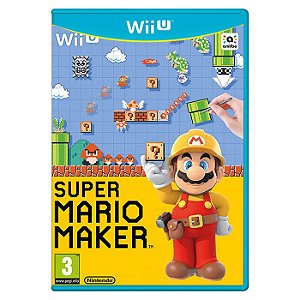 JOGO SUPER MARIO MAKER NINTENDO WII U USADO