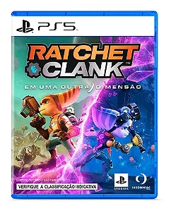 JOGO RATCHET CLANK: EM UMA OUTRA DIMENSÃO PS5 NOVO
