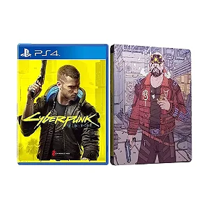 JOGO CYBERPUNK 2077 + STEELCASE PS4 USADO
