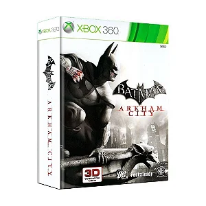 JOGO BATMAN ARKHAM CITY + HISTORIA EM QUADRINHOS XBOX 360 USADO