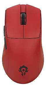 MOUSE GAMER REDRAGON KING PRO HORDA DO WORLD OF WARCRAFT VERMELHO NOVO