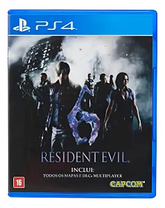 RESIDENT EVIL 6 PS4 NOVO