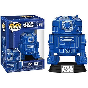 FUNKO POP! STAR WARS: R2-D2 #798 NOVO