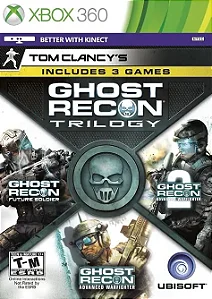 JOGO TRILOGIA GHOST RECON TRILOGY XBOX 360 USADO