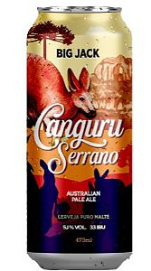 Cerveja Big Jack Australian Pale Ale Canguru Serrano 473ml