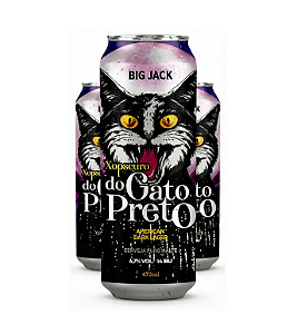 Kit 3 Cerveja Big Jack Dark Lager Xopscuro do Gato Preto 473ml