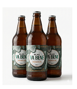 Kit 3 Cerveja Big Jack Va Bene Premium Pilsen 600ml