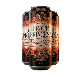 Kit 3 Cerveja Big Jack Vienna Lager Dote de Uma Princesa 473ml