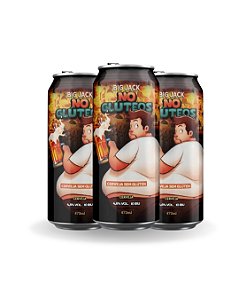 Kit 3 Cerveja Big Jack sem glúten No Glúteos 473ml