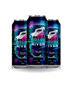 Kit 3 Cerveja Big Jack Shark River West Coast Pale Ale 473ml