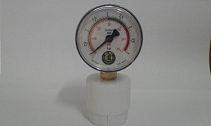 Manômetro de garrafa completo com adaptador