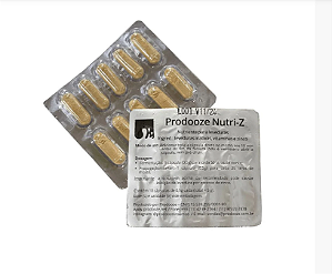 Prodooze NUTRI-Z nutriente para levedura cartela com 10 cápsulas