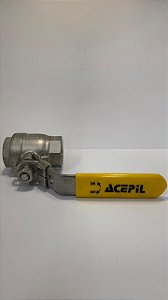 Válvula de inox 304 3/4"