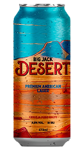 Cerveja Big Jack American Lager Desert 473ml