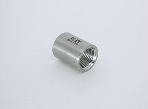 Luva 1/2” BSP inox