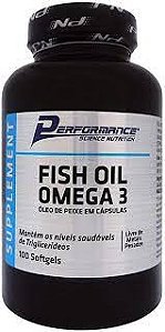 fish oilomega 3- 100 capsulas - performance science nutrition