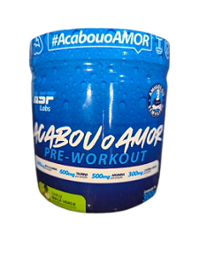 Acabou O Amor Pré Treino Pó 300g Pote - Afs Nutrition
