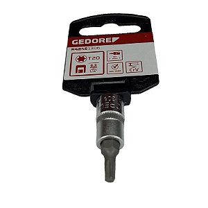 CHAVE SOQUETE TORX 1/4 X T20 R42451306 GEDORE RED