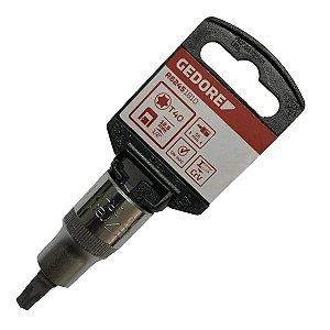 CHAVE SOQUETE 1/2 TORX T40 R62451810 GEDORE RED